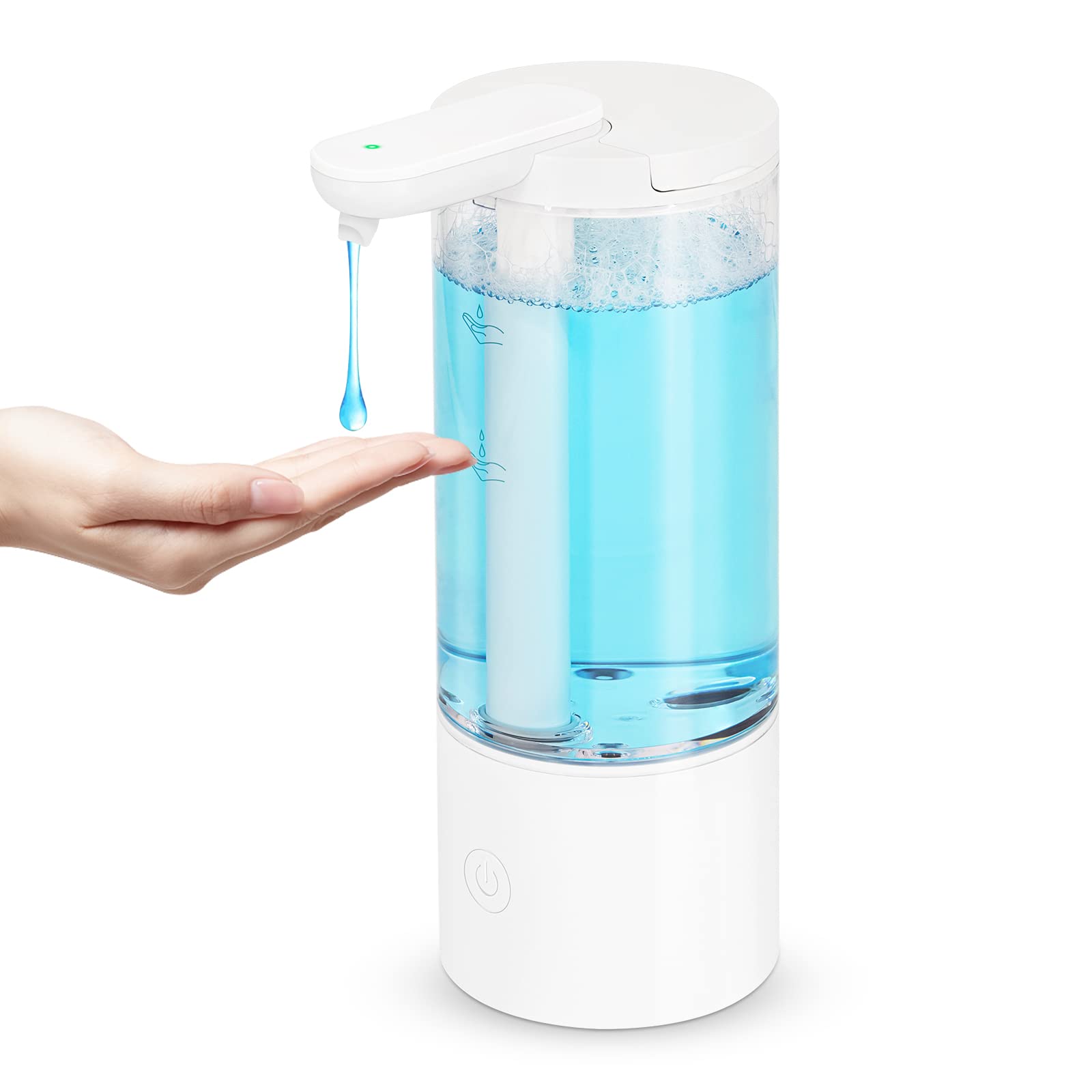 Laopao Automatic Liquid Soap Dispenser, Touchless Hand Sanitizer Dispenser,Usb C Rechargeable Hand Soap Dispenser With Adjustabl