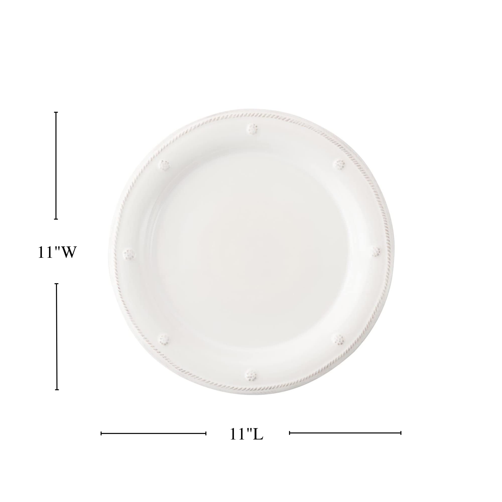 Juliska Berry & Thread Dinner Plate - Whitewash