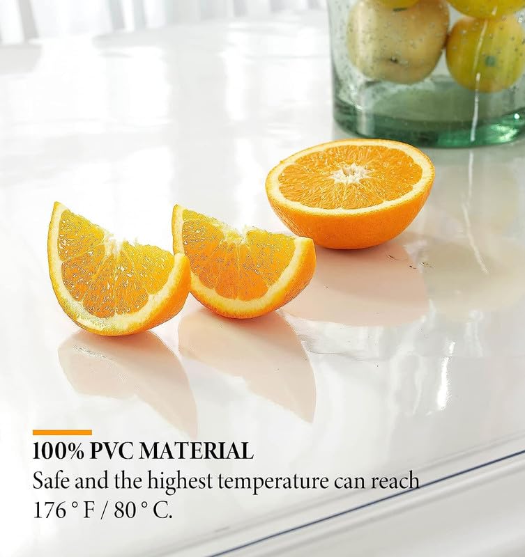 Deep Dream 2.0mm Clear Desk Cover Protector, 23  63 Inch Clear Table Protector, Rectangular Vinyl Desk Pad, PVC Plastic Table Co