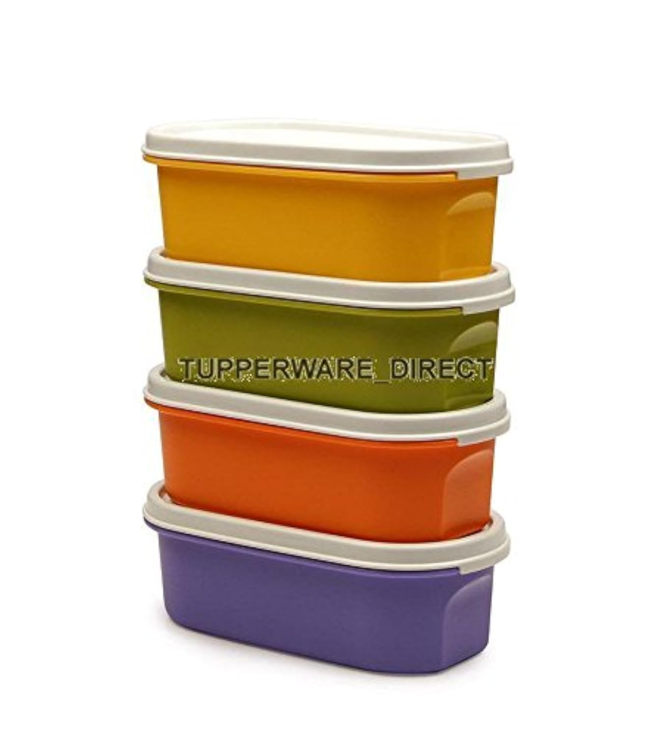 Tupperware Mm Oval #1 Set Of 4 (Multicolour)