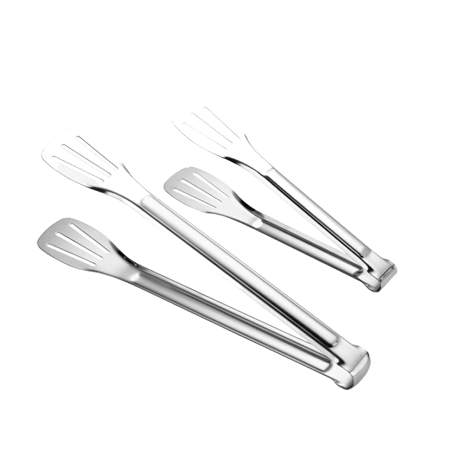 2 Pack Kitchen Tongs Stainless Steel Locking Cooking Barbecue Grilling Food Tongs Kitchen Clamps Sturdy High Resistant Heat Tong