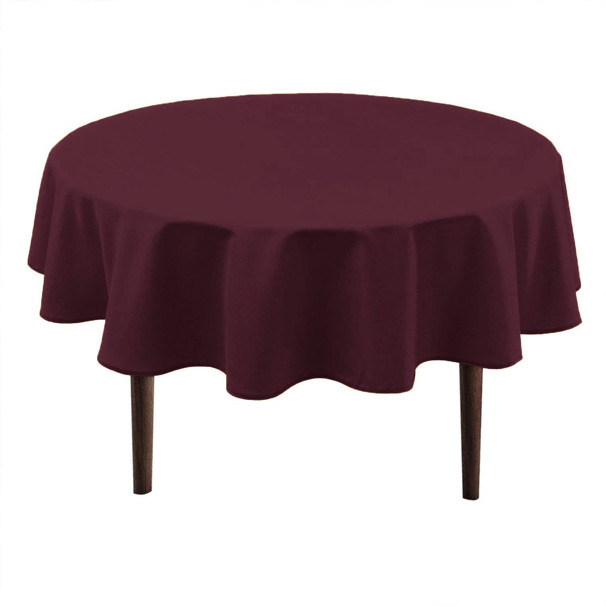 Hiasan Christmas Round Tablecloth 40 Inch - Waterproof Stain Resistant Spillproof Polyester Fabric Table Cloth For Dining Room K