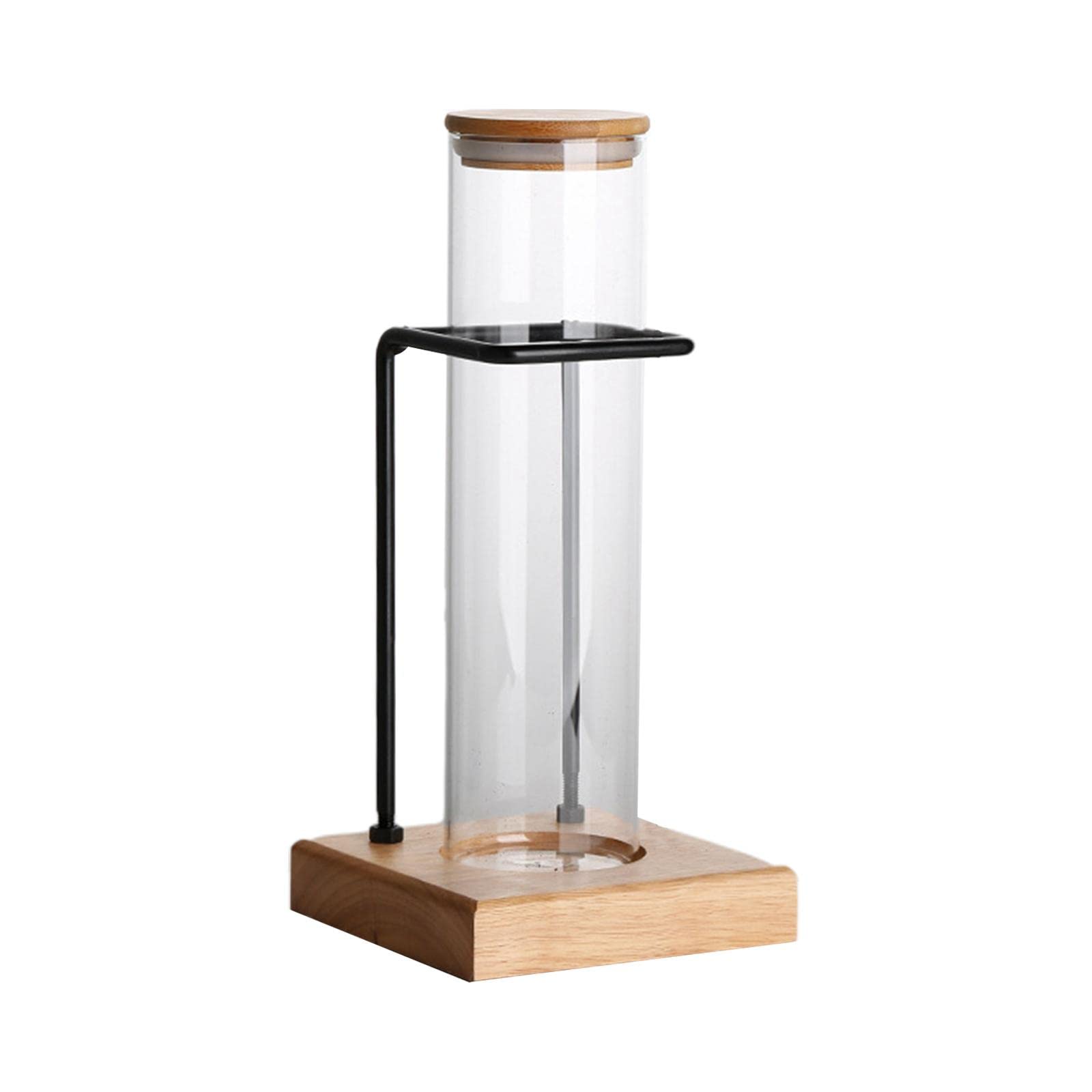 Ujeavette Household Tea Display Rack Glass Bottle Spice Rack For Tea