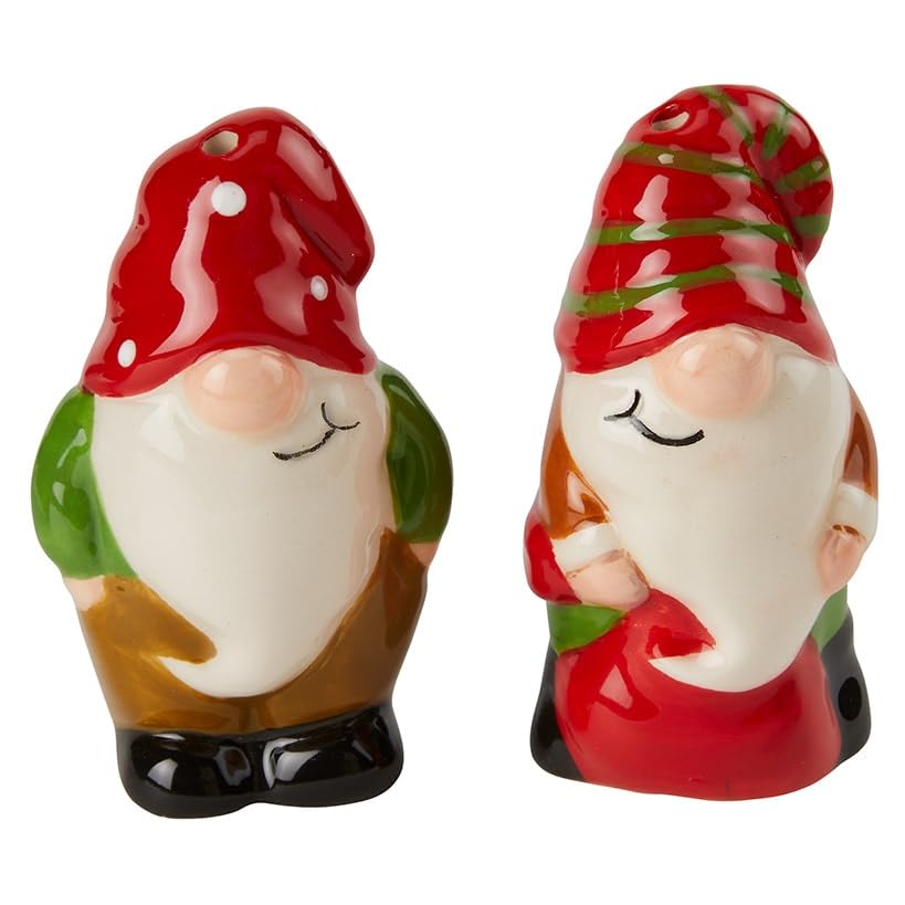 Gnome Christmas Collection - Salt And Pepper Shakers