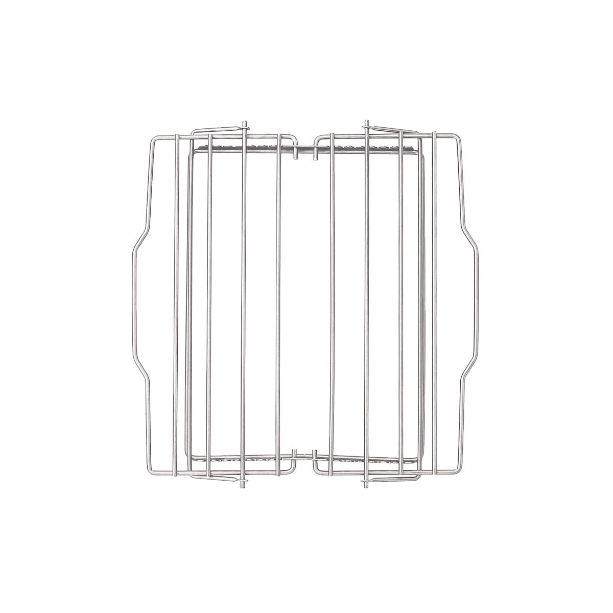 Hic Kitchen Adjustable Wire Roasting Baking Broiling Rack, 11.25-Inches X 10.625-