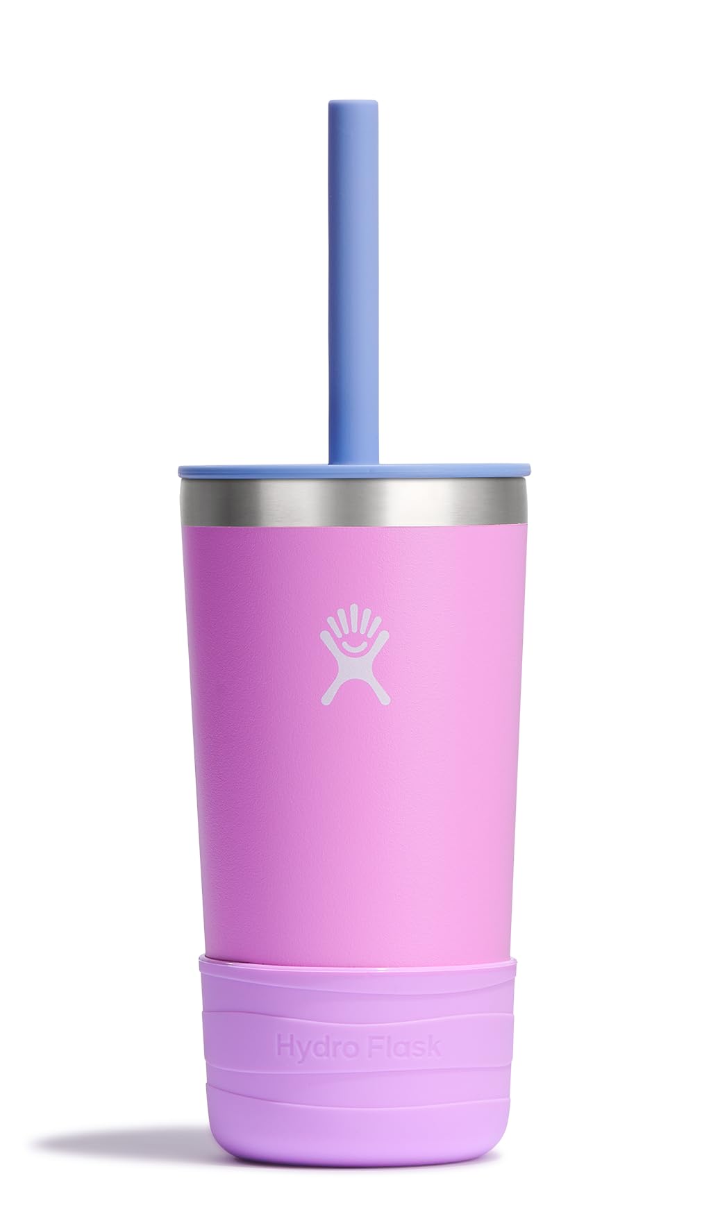 Hydro Flask Kids 12 Oz Tumbler with Lid and Straw for School - Insulated Stainless Steel in Anemone