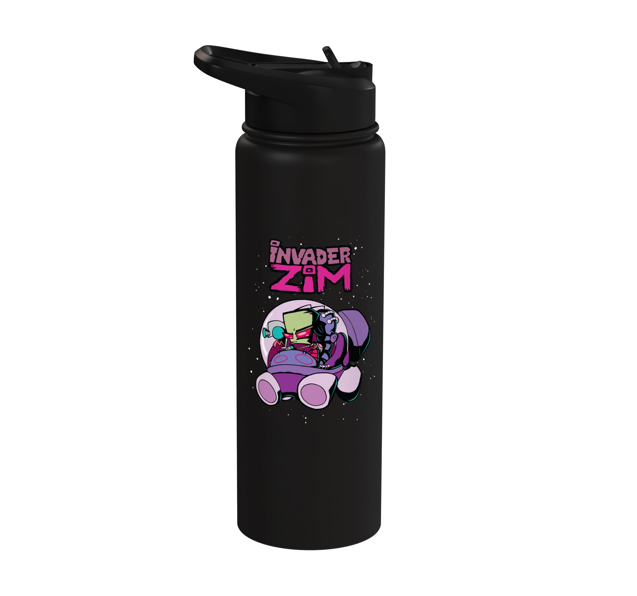 Invader Zim Rocket Ship Stainless Steel Insulated Water Bottle