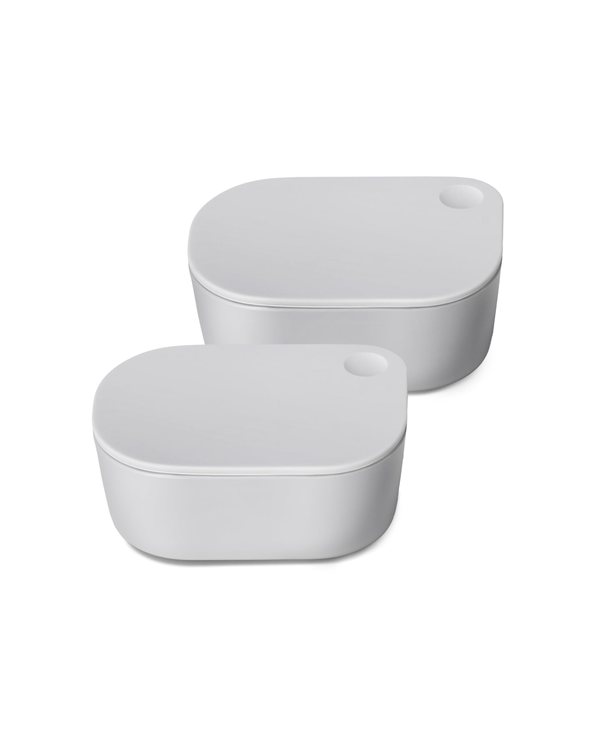 Caraway Mini Dash Inserts - 2pc .6 Cup Dash Ramekins w/Lids - Easy to Store, Non Toxic - Perfect for Sauces, Garnish, & Small Sn