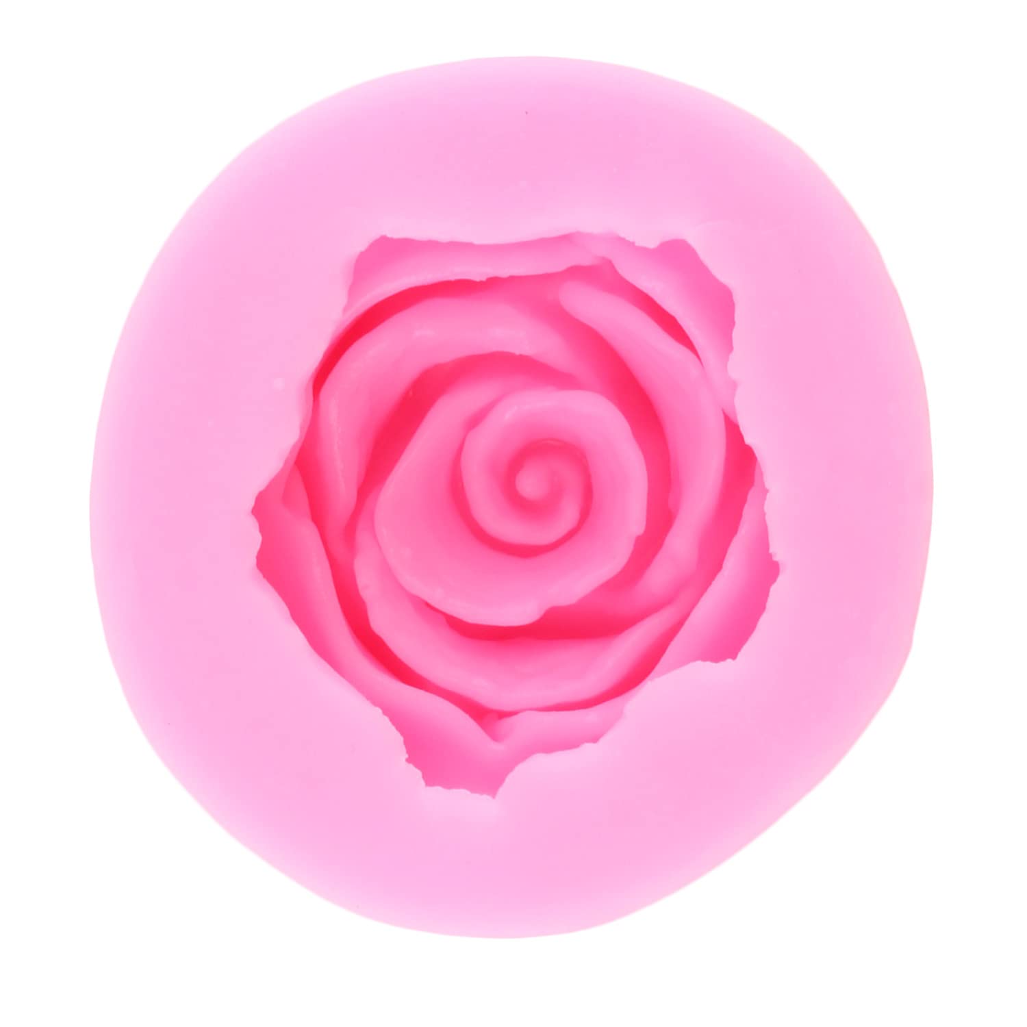 Miyahouse 3D Bloom Rose Flower Fondant Silicone Molds For Cake Decoration Cupcake Topper Candy Chocolate Polymer Clay Soap Candl