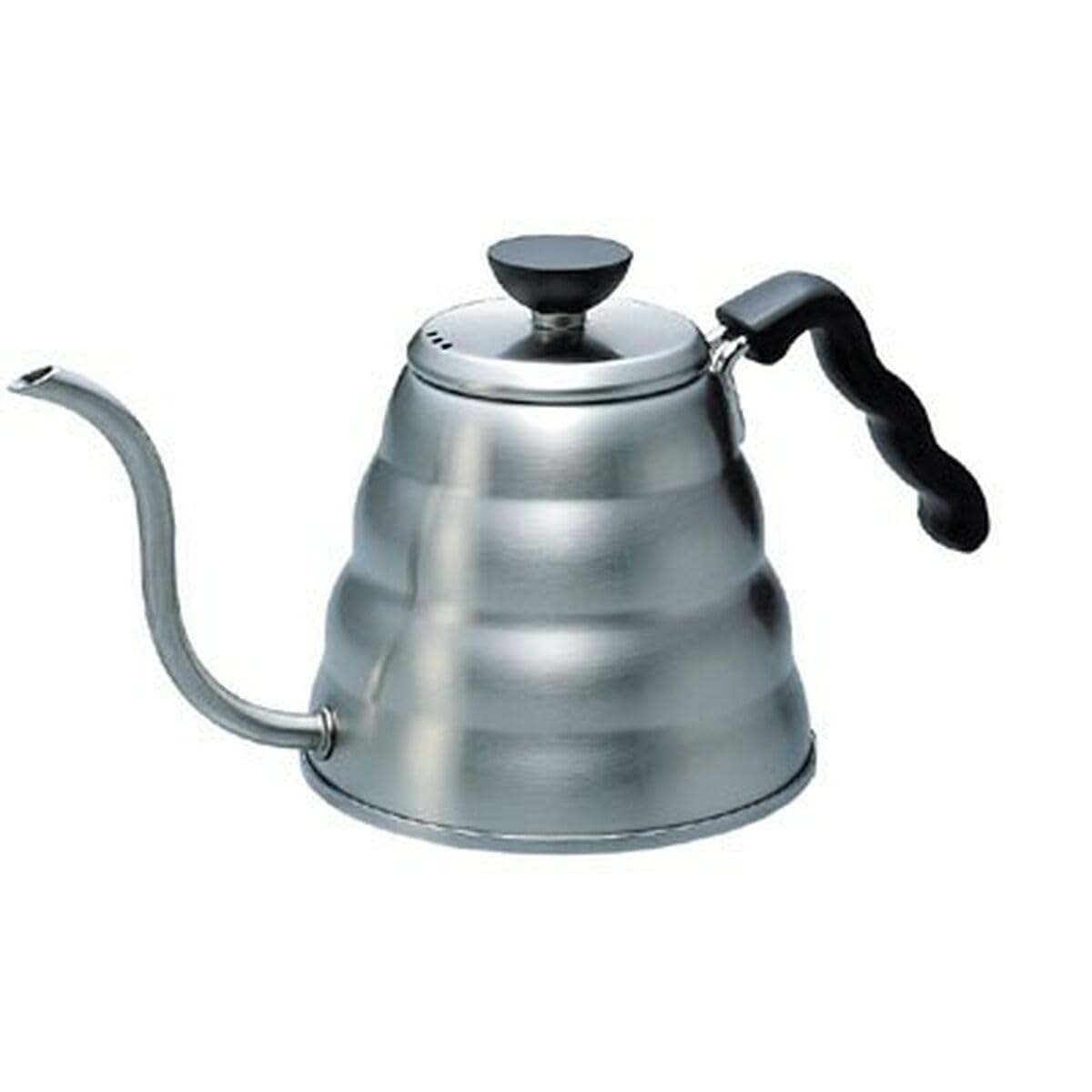 Hario V60 ''Buono'' Drip Kettle Stovetop Gooseneck Coffee Kettle 1.2L, Stainless Steel, Silver