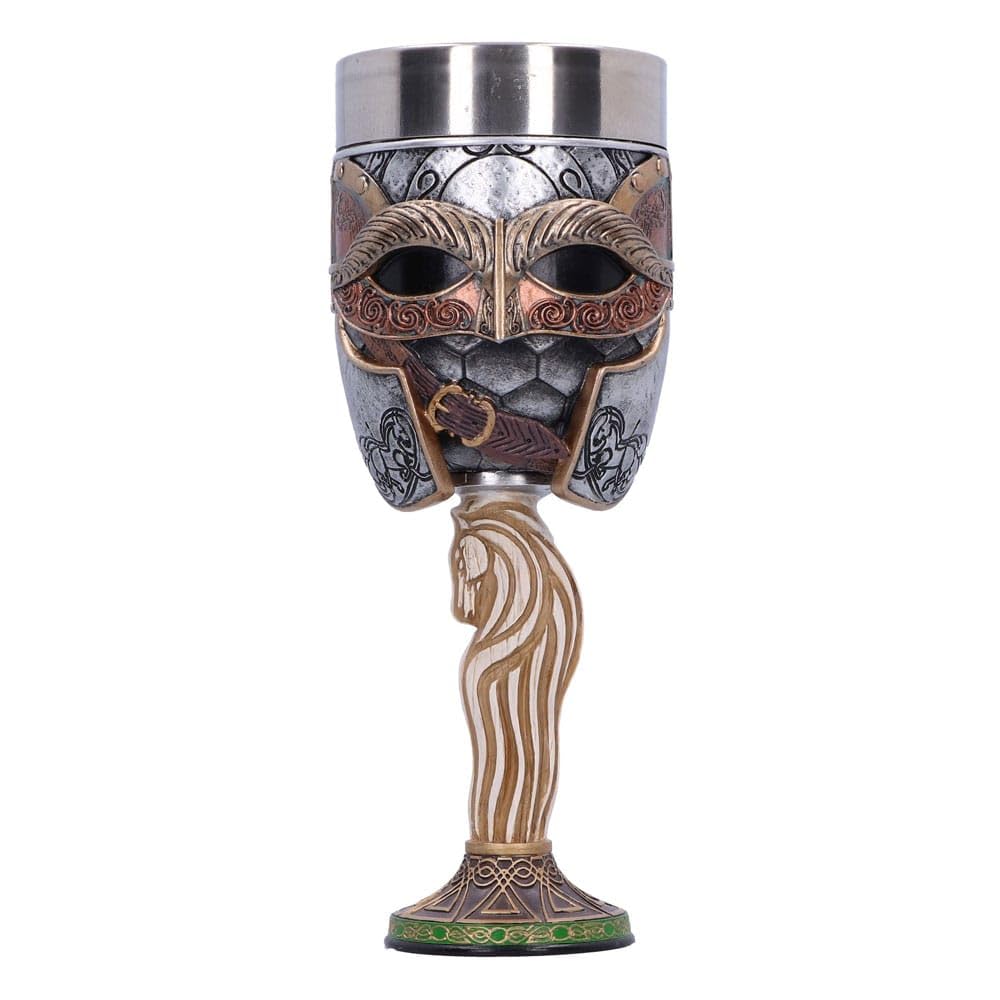 Nemesis Now Lord Of The Rings Rohan Goblet 19.5Cm, Resin, Officially Licensed Lord Of The Rings Merchandise, Drinks Cup