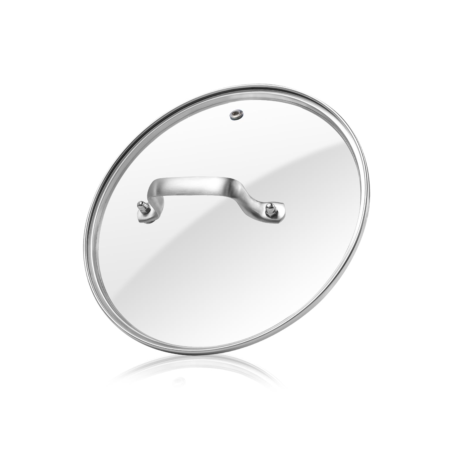 Antrader Tempered Glass Lid,8 Glass Covers for Pots,Pans and Skillets,1Set,Clear