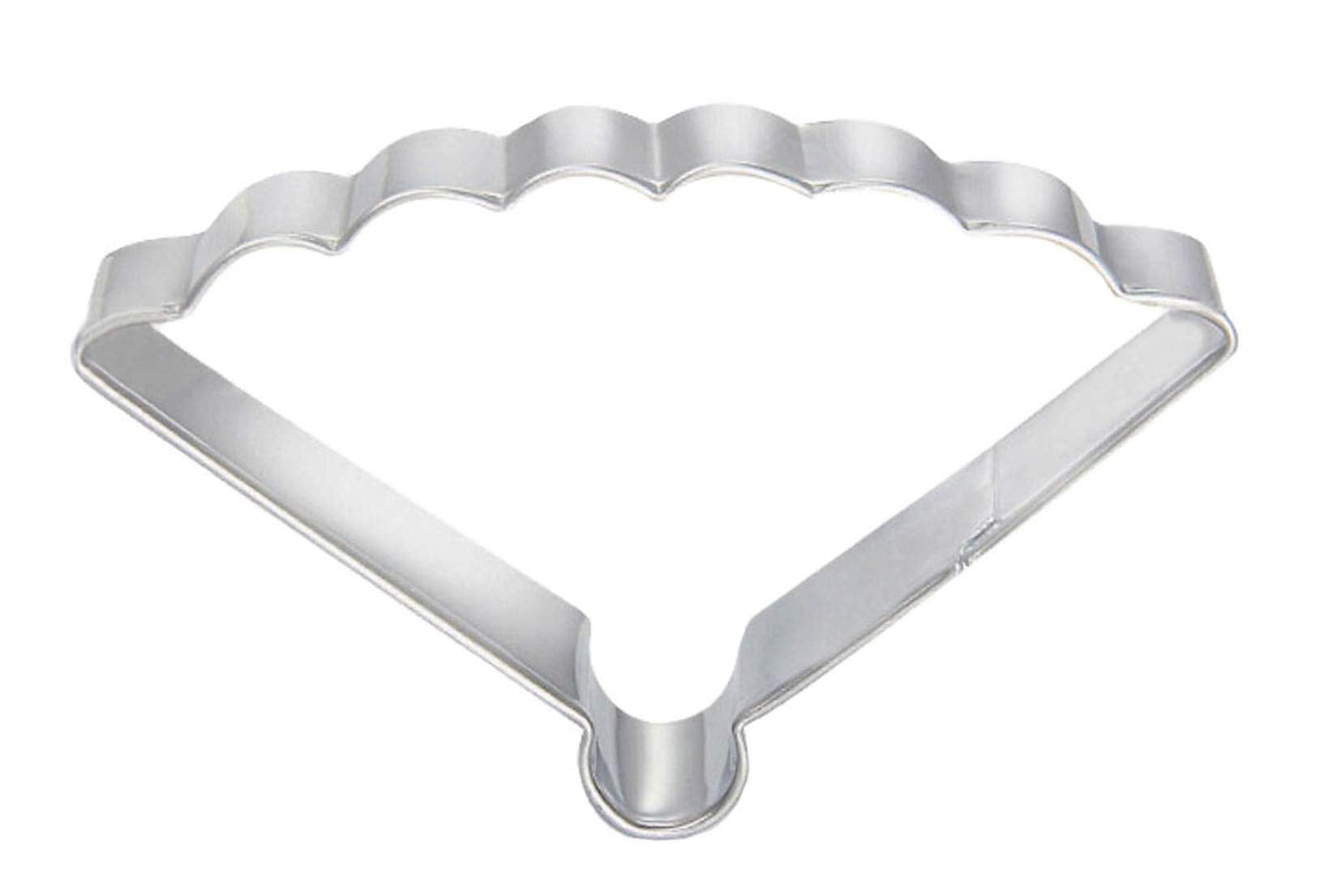 Wjsyshop Princess Fan Shape Cookie Cutter