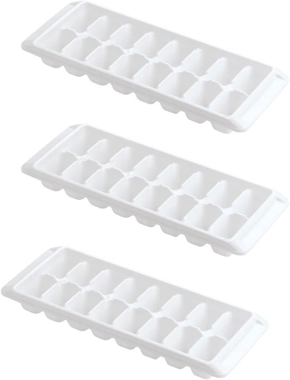 Rubbermaid Ice Cube Tray (3 Pack, White)