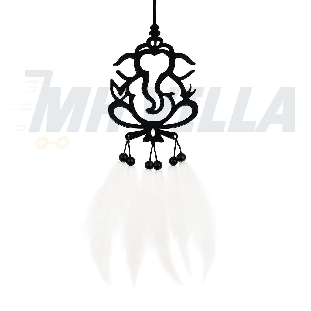 MH VILLA Dream Catcher Car Hanging Emblem Wall Hanging Ganesha (Dream Catcher Ganesh)