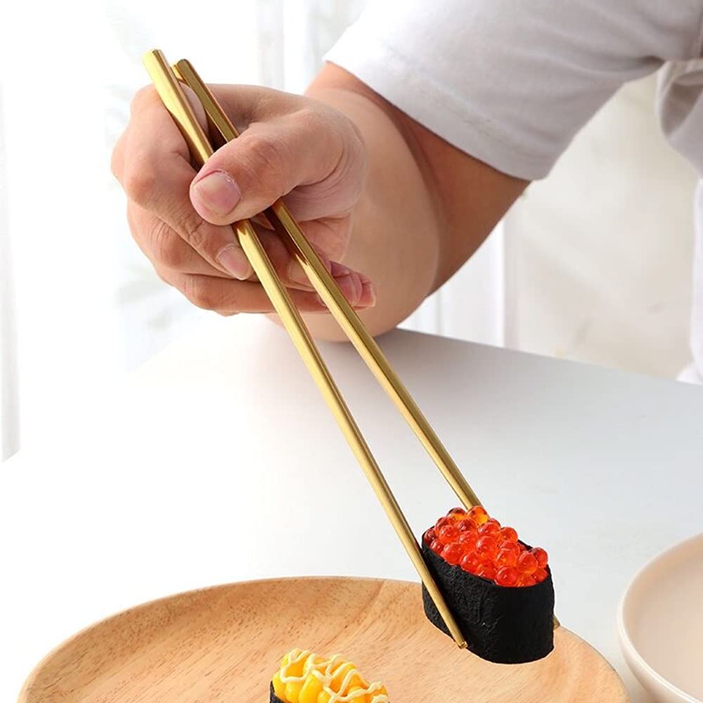 Chinese Metal Soup Spoons And Chopsticks Set For 4 People, Reusable Stainless Steel Ramen Short Handle Spoon Set Asian, Christma