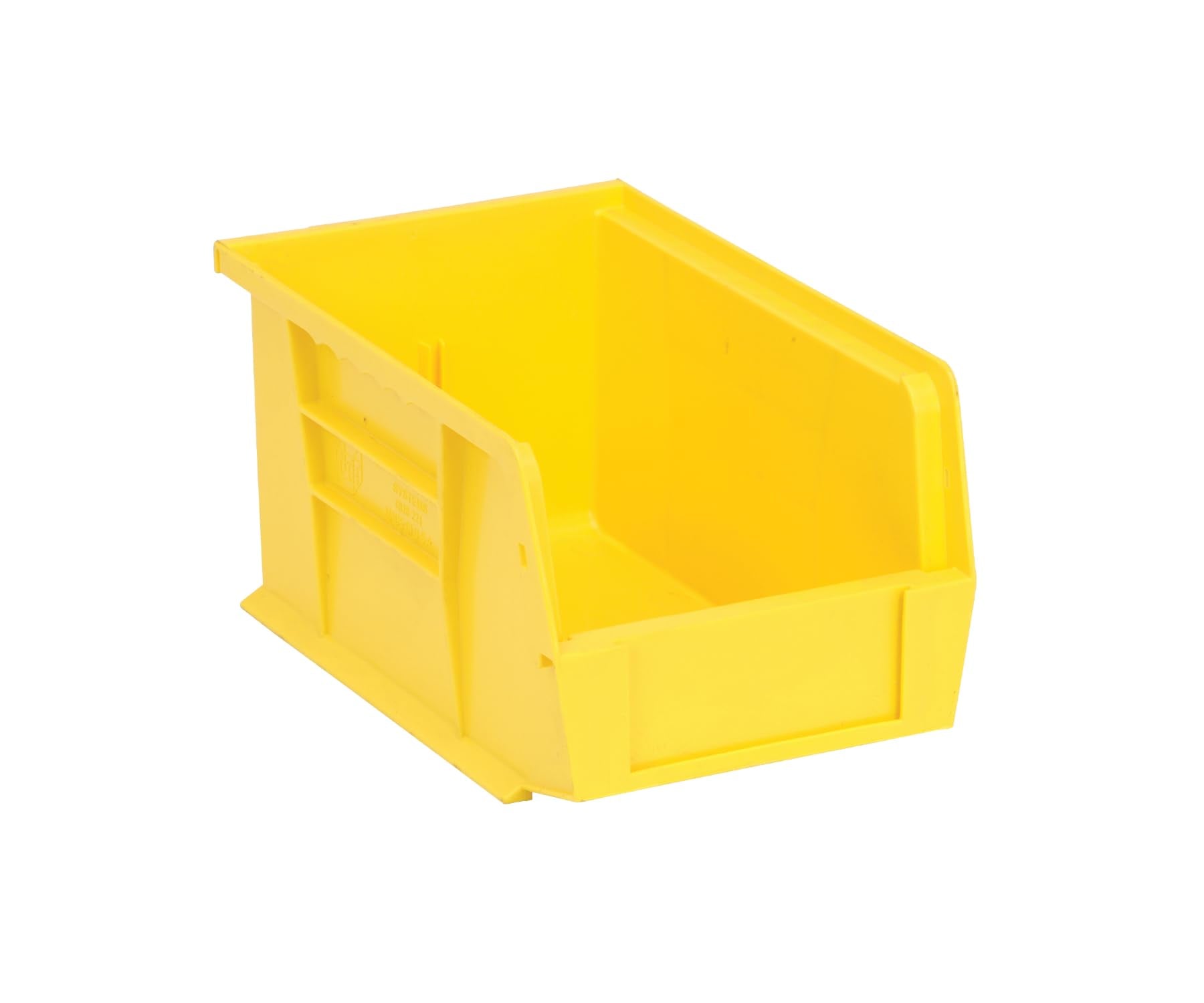 Bin, Stacking Or Hanging, 6W X 9-1/4D X 5H, Front/Back/Side Grips, Anti-Slide Lock, (1) Divider Slot, Rear Hanger, Molded-In Lab