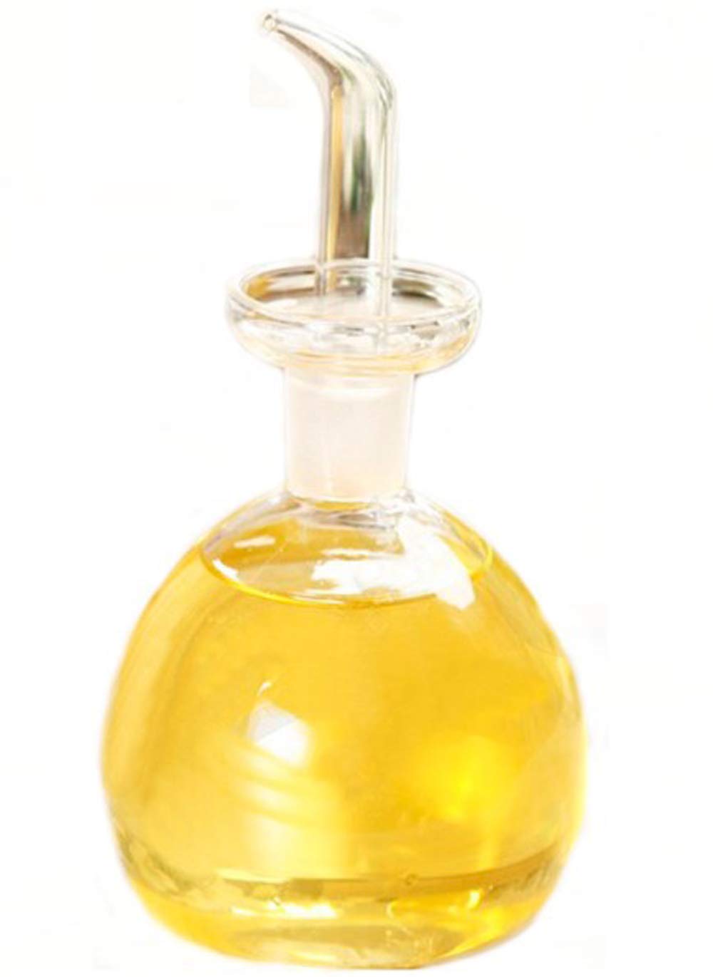 Eleton Cylindrical Olive Oil Disp With No Drip Spout - Oil Pourer Dispensing Bottles For Kitchen - Olive Oil Glass Dispenser To