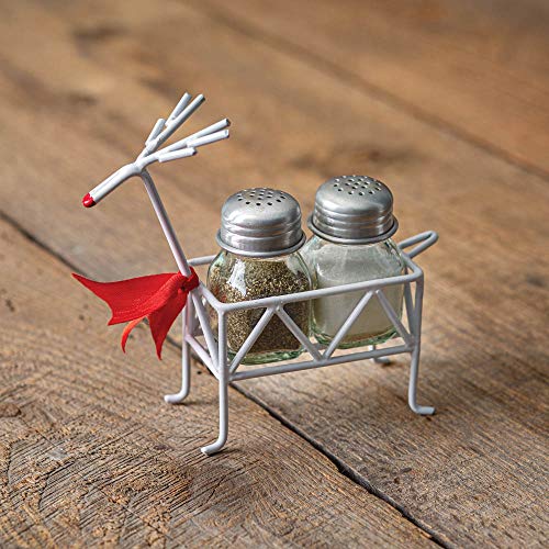 Red-Nosed Reindeer Salt And Pepper Caddy