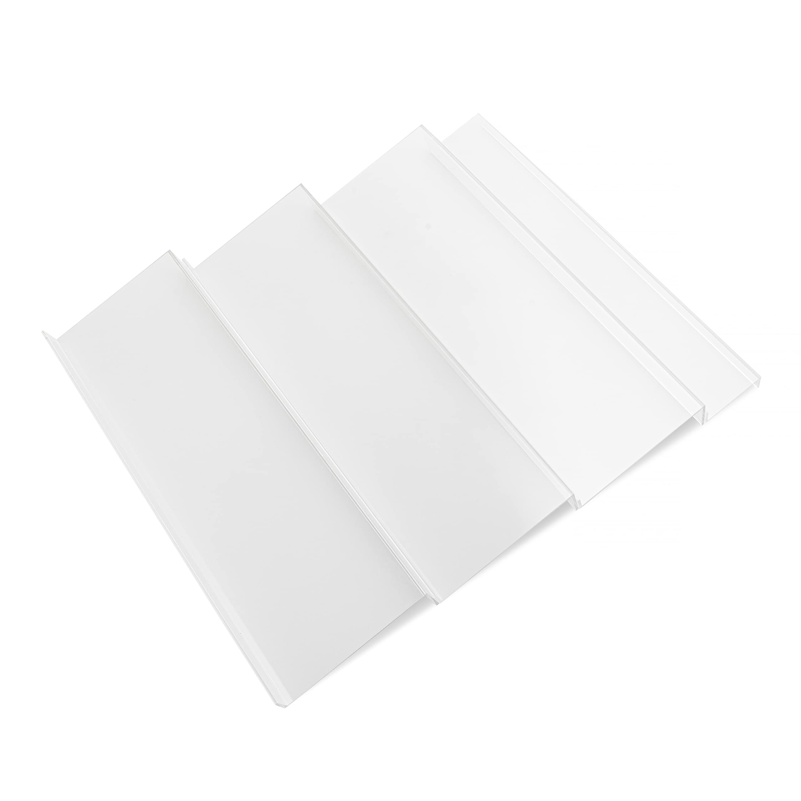 Jrg68 Spice Drawer Organizer Trays - 2 Pack - Expandable, Acrylic, Custom Fit - Declutter Kitchen Drawers, Spice Jar Rack, Cabin