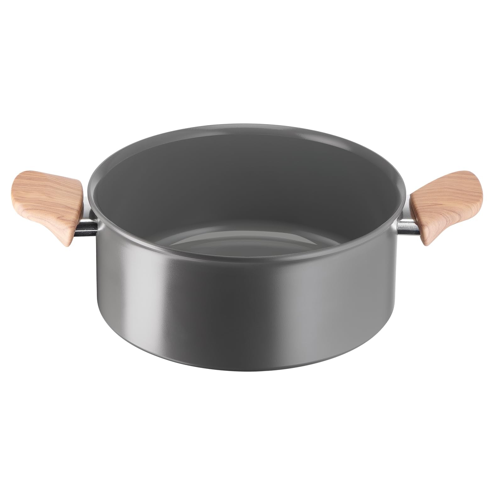 Lagostina Vivissimo NonStick Deep Casserole Dish 20 cm with Two Handles, Ceramic Coating, Fast Heating and Even Cooking, Suitab