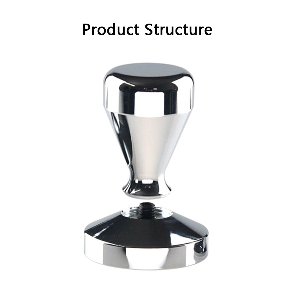 Sweton Stainless Steel Coffee Tamper Barista Espresso Tamper 49Mm Base Coffee Bean Press