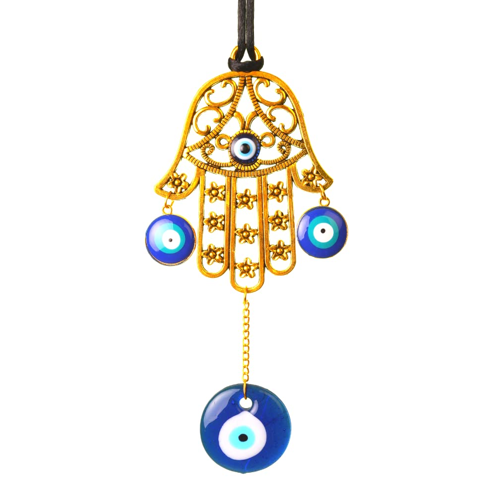 Rooh Dream Catcher ~ Good Vibes Car Hanging ~ Handmade Hangings for Positivity Nazar Battu (Can be used as Home Decor Accents, W