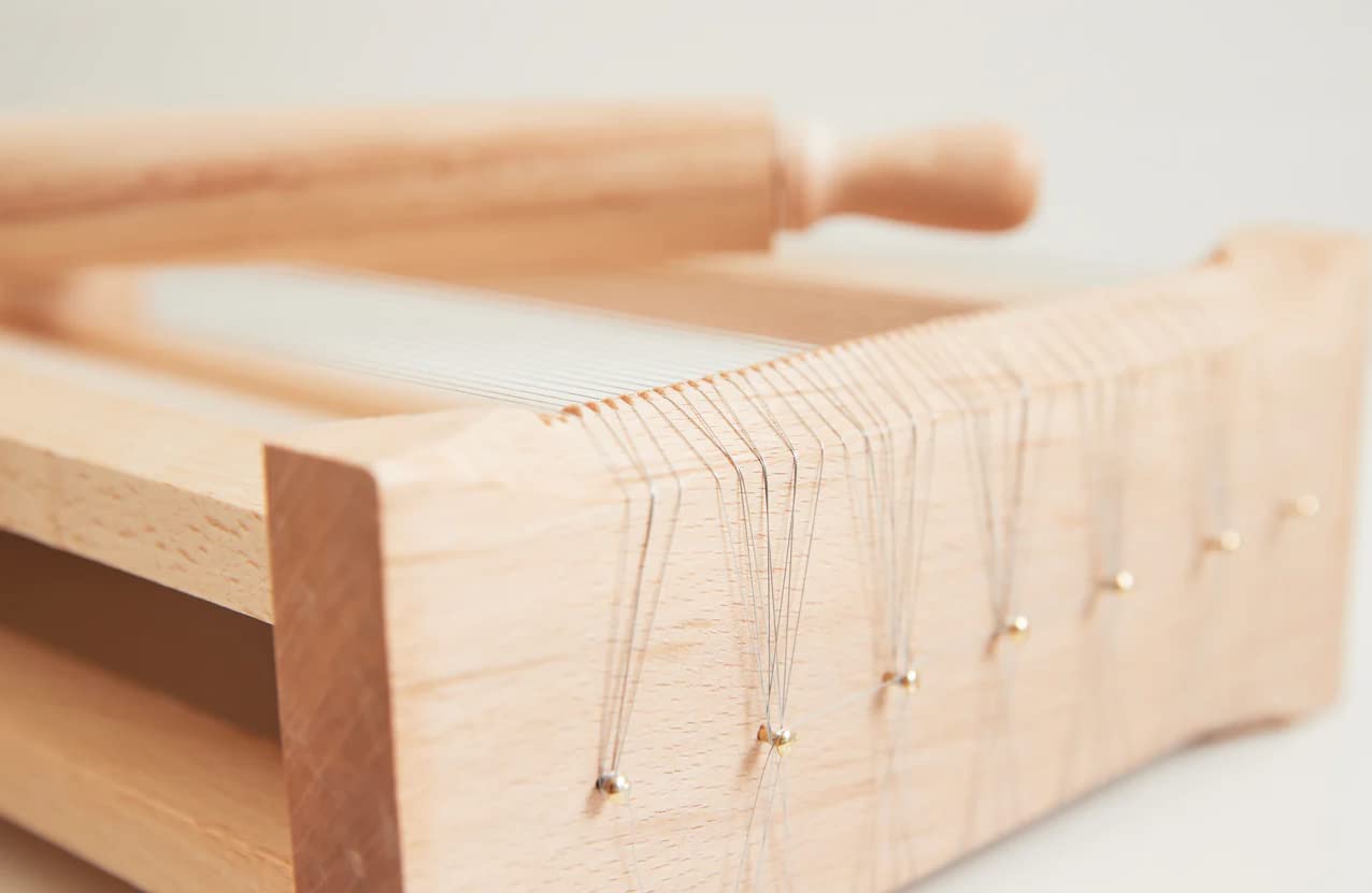 Italian Pasta Chitarra With Rolling Pin, By Verve Culture, Small