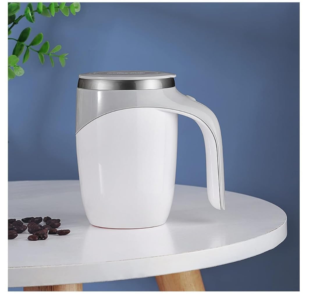 Labros Automatic Self Stirring Coffee Mug with Stainless Steel Inner