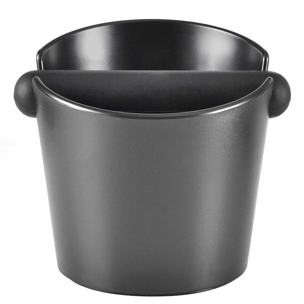 Cafemasy Espresso Coffee Knock Box - Small Knock Box For Barista Abs Coffee Grind Knock Box Espresso Coffee Grounds Puck Dump Bi