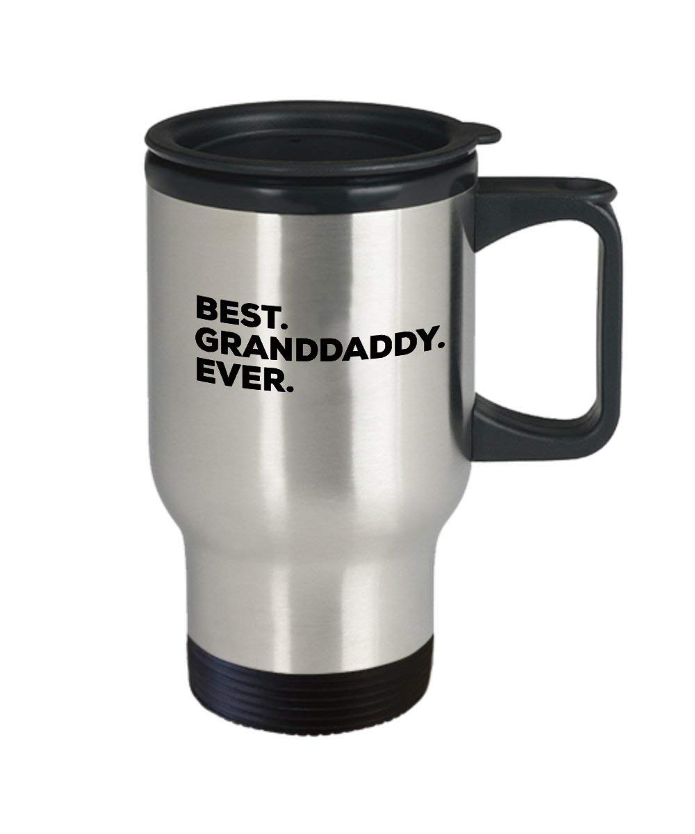 Spreadpassion Granddaddy Travel Mug, Best Granddaddy Ever, Granddaddy Gifts, 14Oz Stainless Steel Tumbler, Granddaddy Tumbler, B