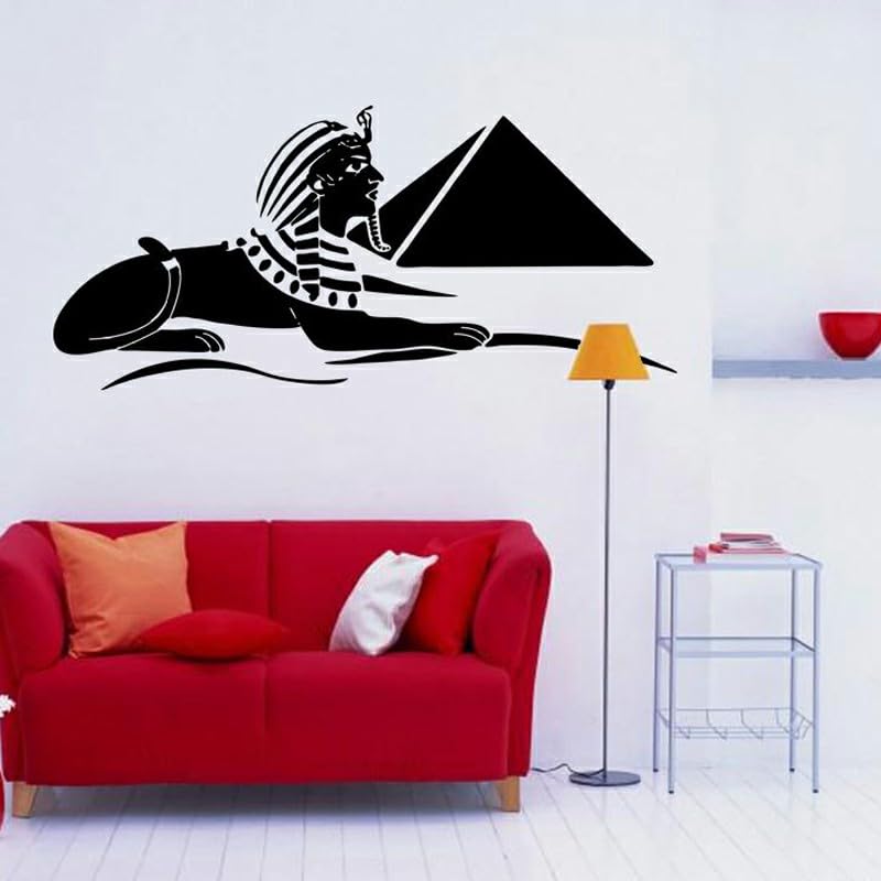 Gadgets Wrap Wall Decal Vinyl Sticker Sphinx Rome Fashion Pattern For Office Home Wall Decoration