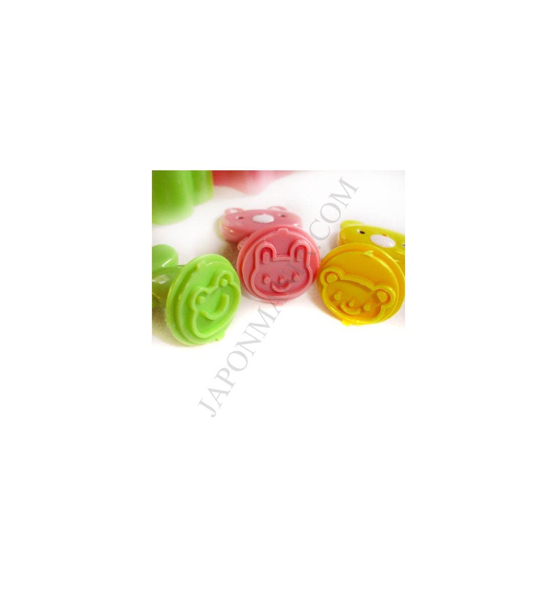 Torune Tor-P-2817 Flower, Round, Star Shaped Bread Cutter Set With Animal Press