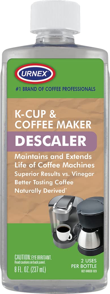 Descaler (2 Uses Per Bottle) - Universal Descaling Solution For Keurig, Nespresso, Delonghi And All Single Use Coffee And Espres