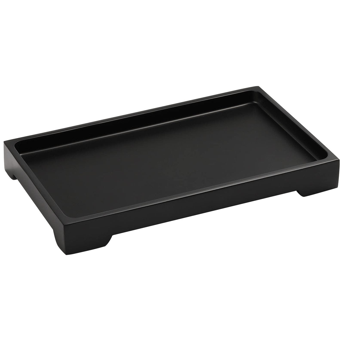 Luxspire Vanity Tray, 6''X 10'' Rectangle Bathroom Tray, Toilet Tank Tray, Resin Kitchen Sink Tray Decorative Jewelry Tray, Vani