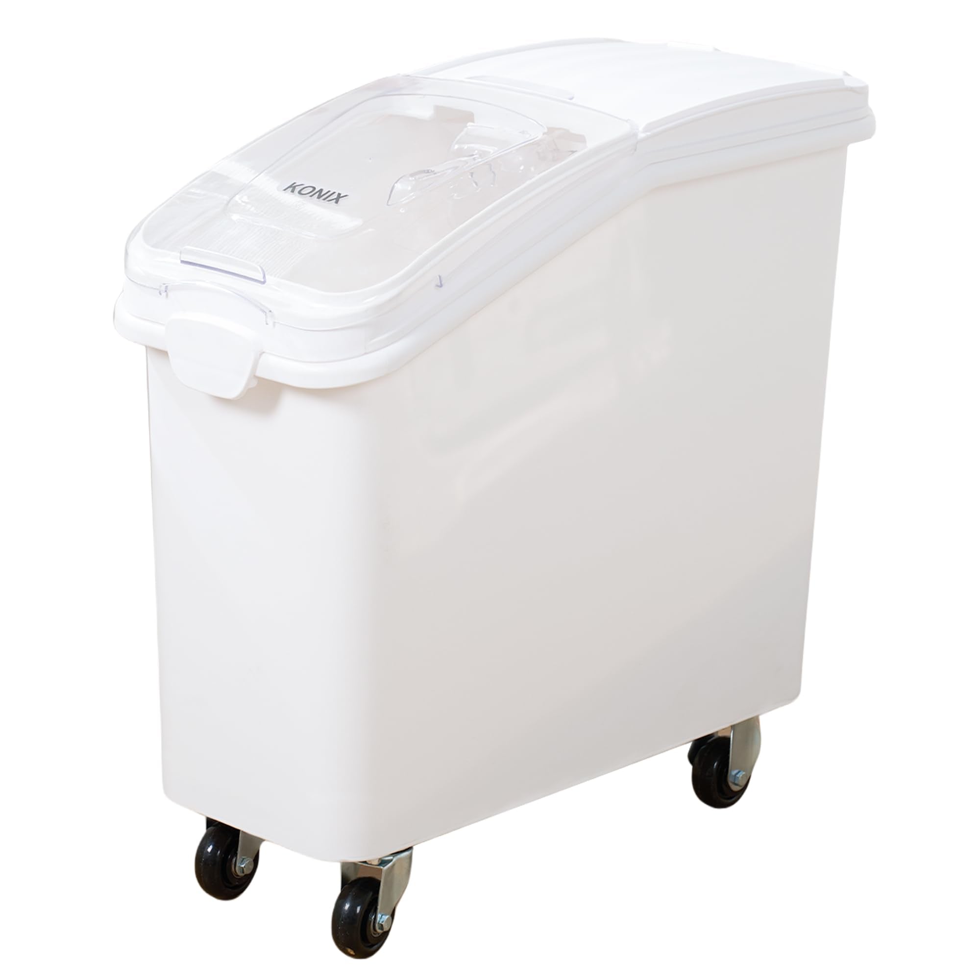 KONIX 21Gal Commercial Large Rice Storage Container Airtight Food Flour Bin