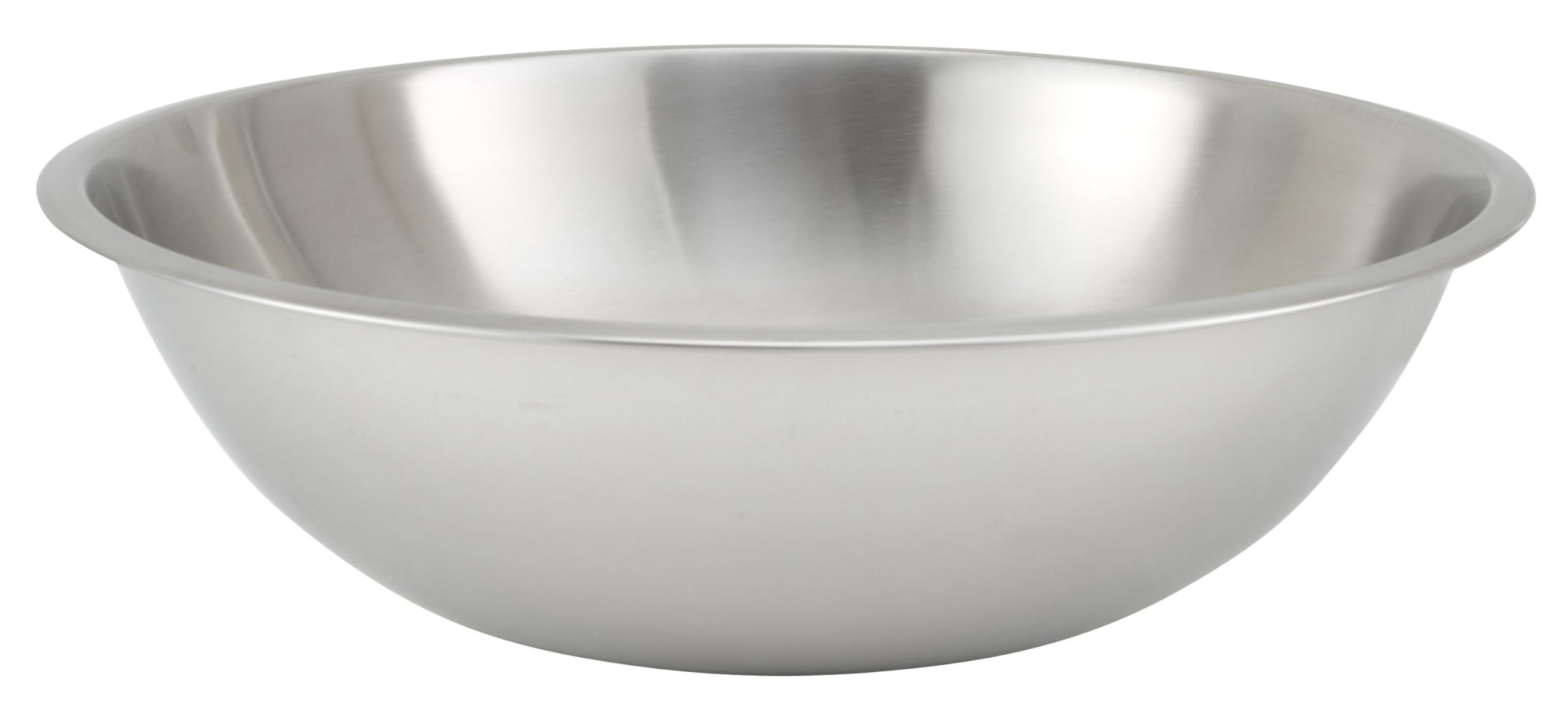 Winco Heavy-Duty Mixing Bowl, 13-Quart, Stainless Steel