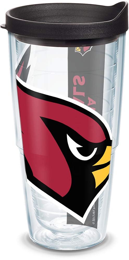 Tervis Nfl Arizona Cardinals - Colossal Made In Usa Double Walled Insulated Tumbler Travel Cup Keeps Drinks Cold & Hot, 24Oz, Cl
