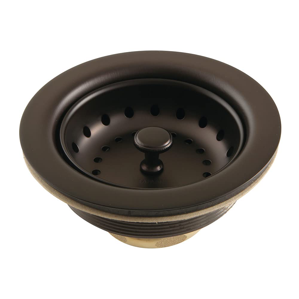 Kingston Brass K111Borb Tacoma Basket Strainer, Oil Rubbed Bronze 4.44 X 4.44 X 2.5