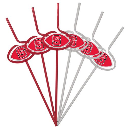 North Carolina State Wolfpack Team Sipper Straws Co