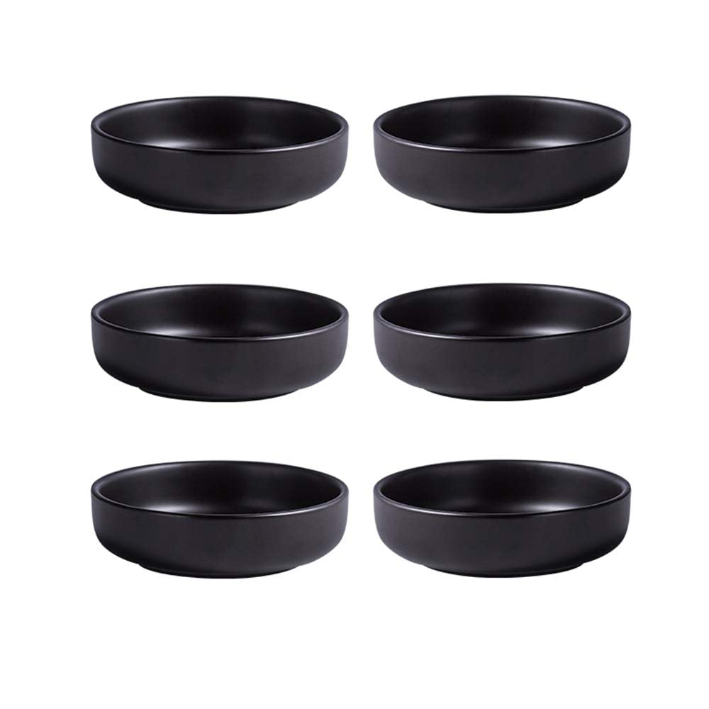 Colias Wing 3.5 Inch Simple Style Single Color Pattern Stylish Design Multipurpose Porcelain Side Dish Bowl Seasoning Dishes Soy