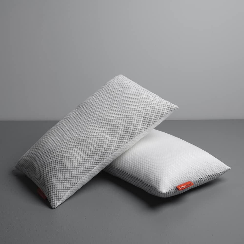 Sleepyhead Hollow Fibre Pillow Pack Of 2 (26X16 Inch) | Soft Plush Fiber Filling | Free Extra Filling For Custom Comfort | Breat