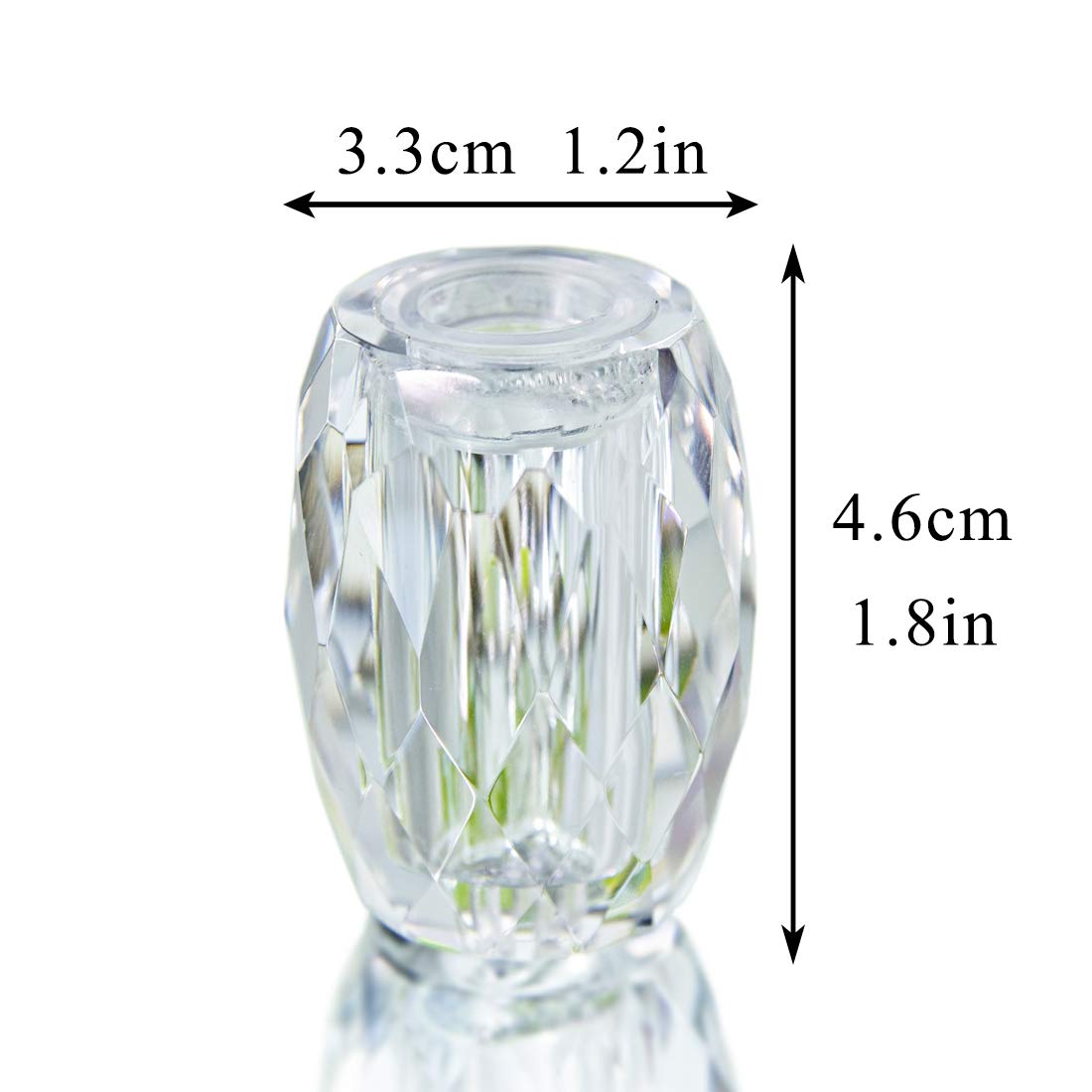 Refillable Crystal Seasoning Bottle Salt And Pepper Shakers Kitchen Decor (Set Of 2) Salt Shaker Set