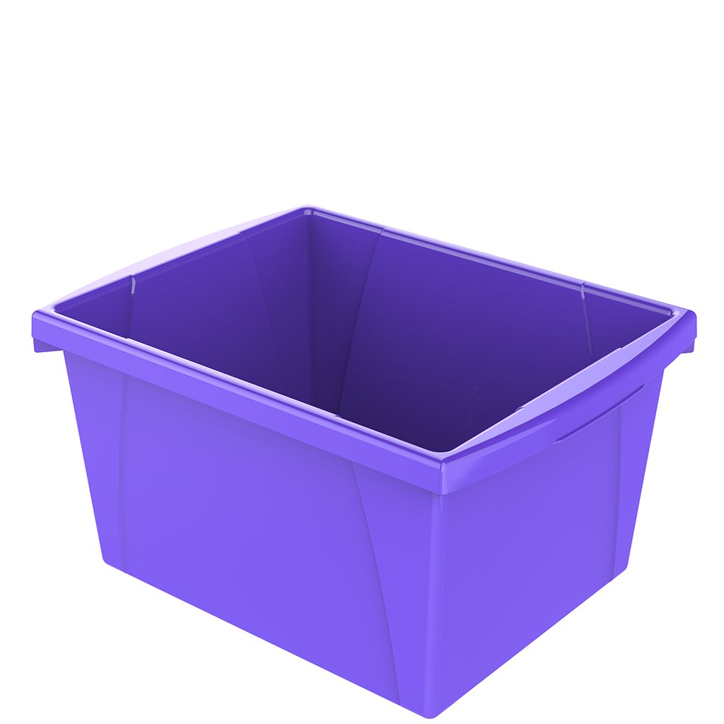 SMALL PURPLE CLASSROOM STORAGE BIN