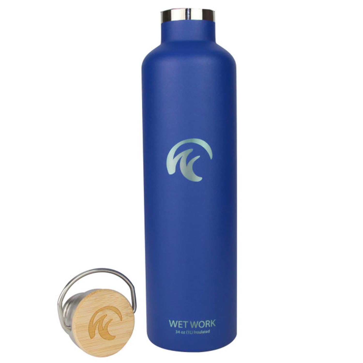 Wet Work Stainless Steel Water Bottle For Hot And Cold Drinks - Double Wall Insulated Thermos For Water, Soda, Coffee, Tea With