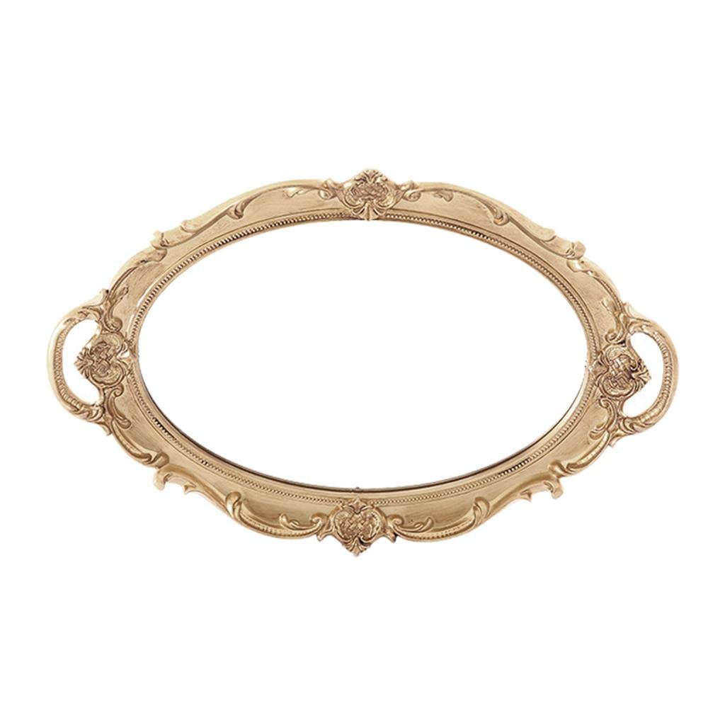 Atorse Retro Makeup Mirrored Vanity Tray Jewelry Tray Perfume Decor Tray Storage|Home & Garden|Kitchen, Dining & Bar|Dinnerware 
