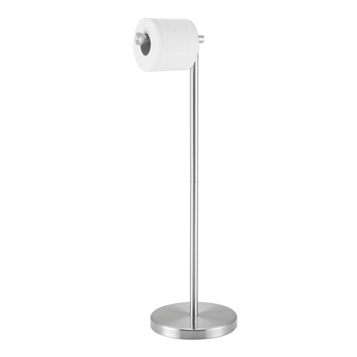 Kes Toilet Paper Holder Stand 26'' H (Taller Version), Free Standing Toilet Paper Roll Holder With Weighted Base For Bathroom, R