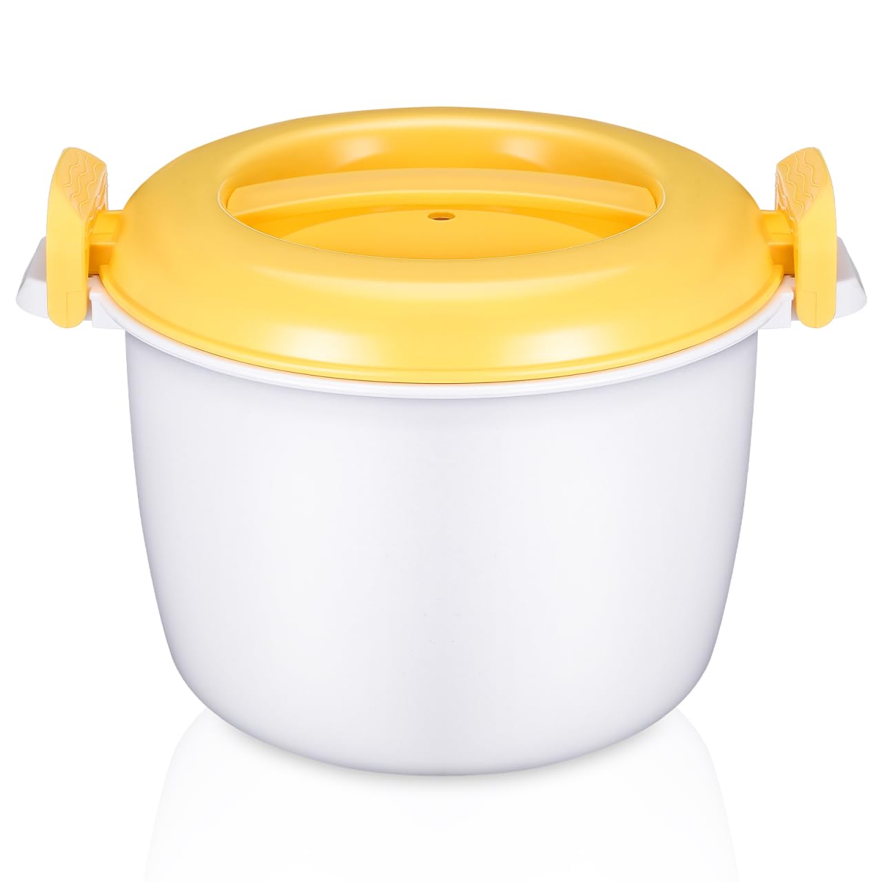 NOLITOY Microwave Rice Cooker Microwavable Rice Cooker Bowl Container for Soup Oatmeal Pasta Veggies Porridge Casseroles Food Gr
