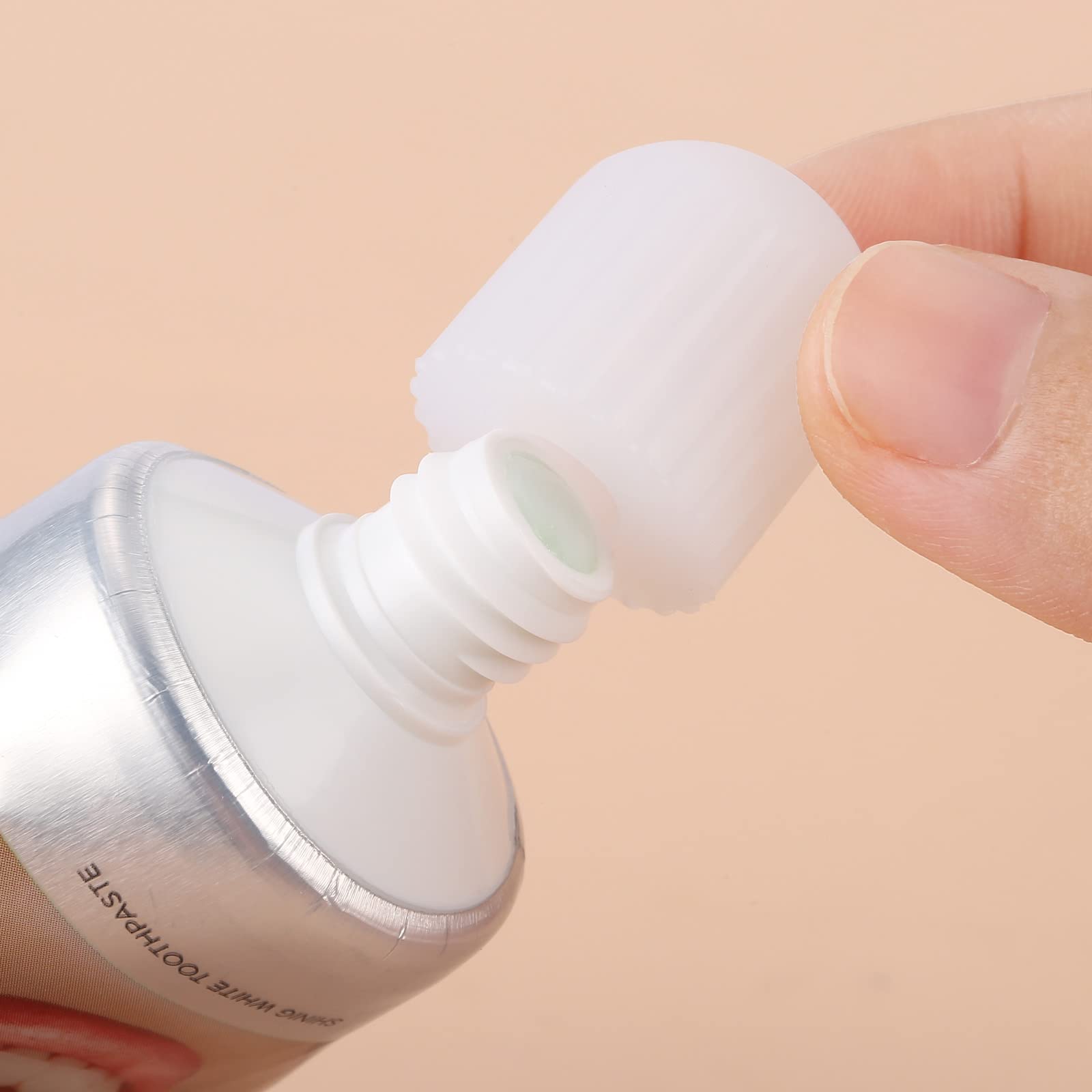 Udqyq Toothpaste Dispenser For Kids & Adults - Toothpaste Pump Dispenser Topper Funny, Self Closing Toothpaste Cap For Kids, No