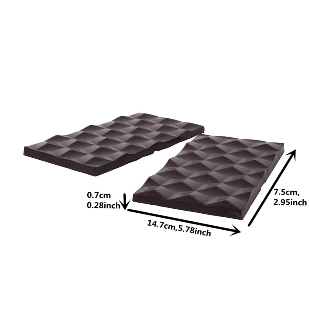 3D Cubes Polycarbonate Chocolate Bars Mold